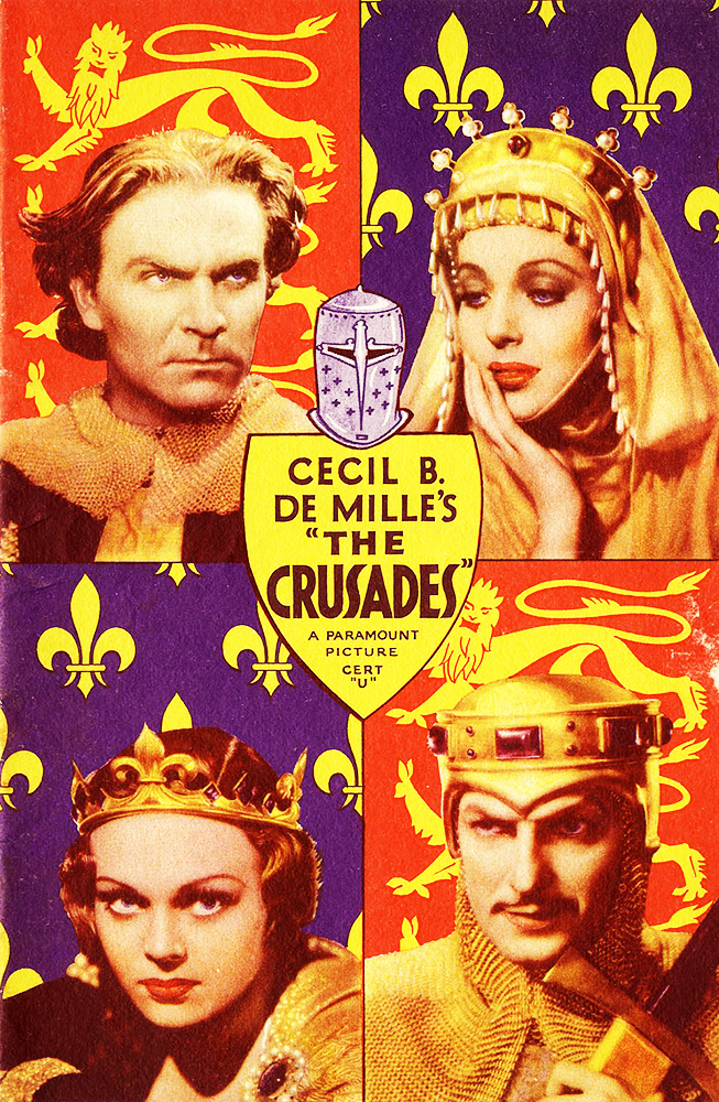 Image result for c b demille the crusades