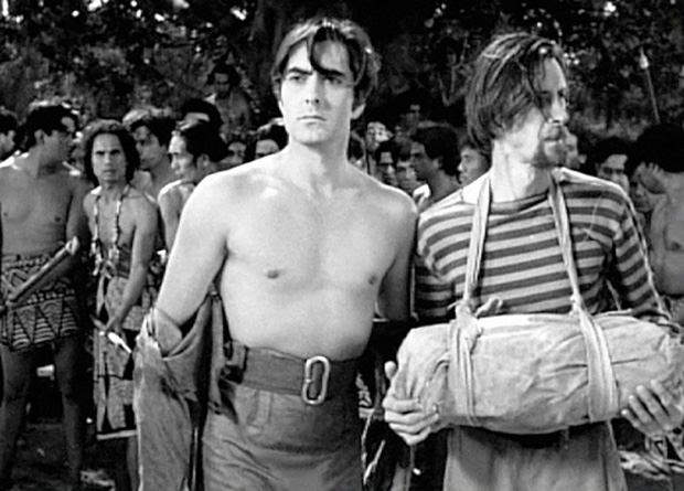 Review of Tyrone Power in "Son of Fury" (1942) .