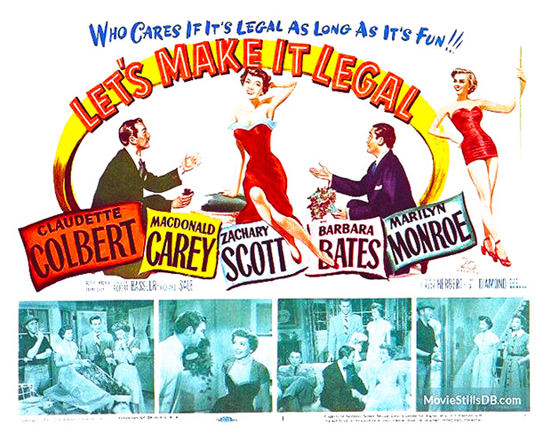Review of Claudette Colbert in Let's Make it Legal (1951)