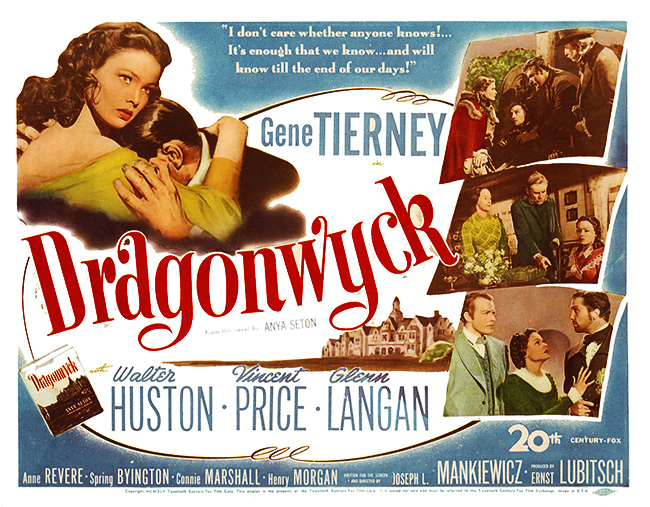 Gene Tierney stars in Dragonwyck (1946)